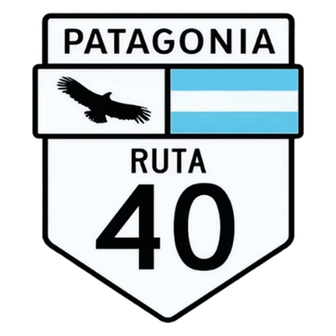 Sticker Ruta 40 Patagonia