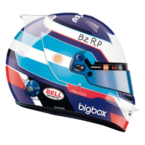 Sticker casco con bandera argentina · Alpine