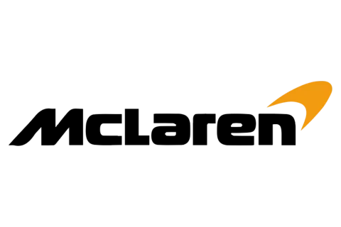 Sticker logo McLaren con letras