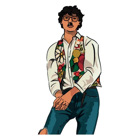 Charly García ilustrado