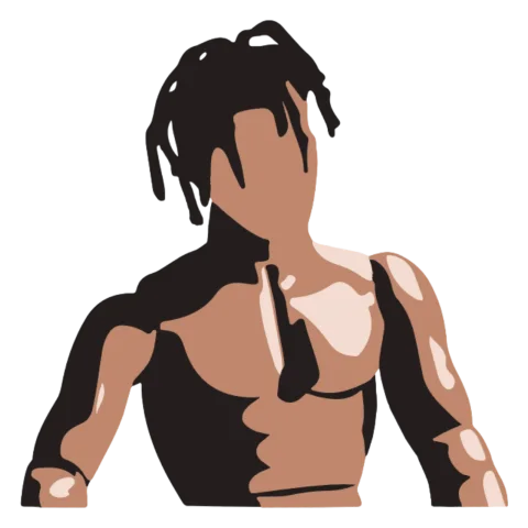 Sticker Travis Scott · 81