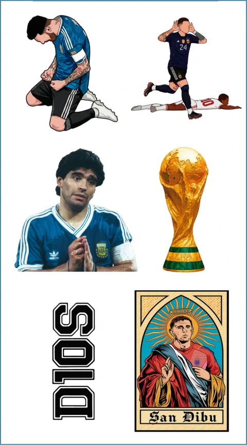 Plancha Selección Argentina 2