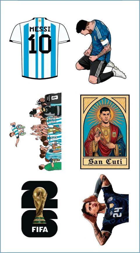 Plancha Selección Argentina 3