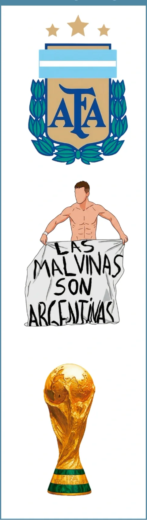 Plancha Selección Argentina 9