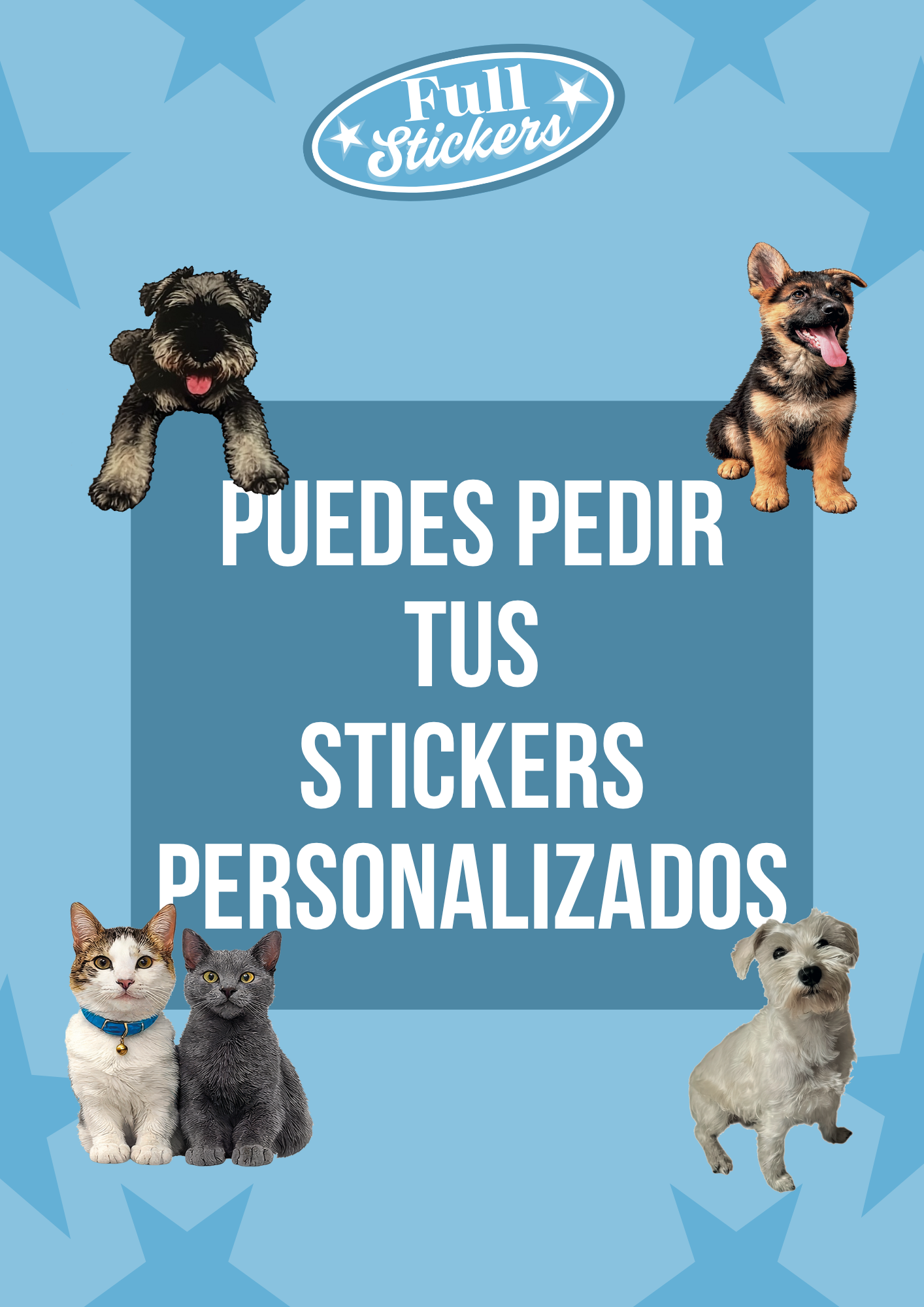 Podés pedir tus stickers personalizados